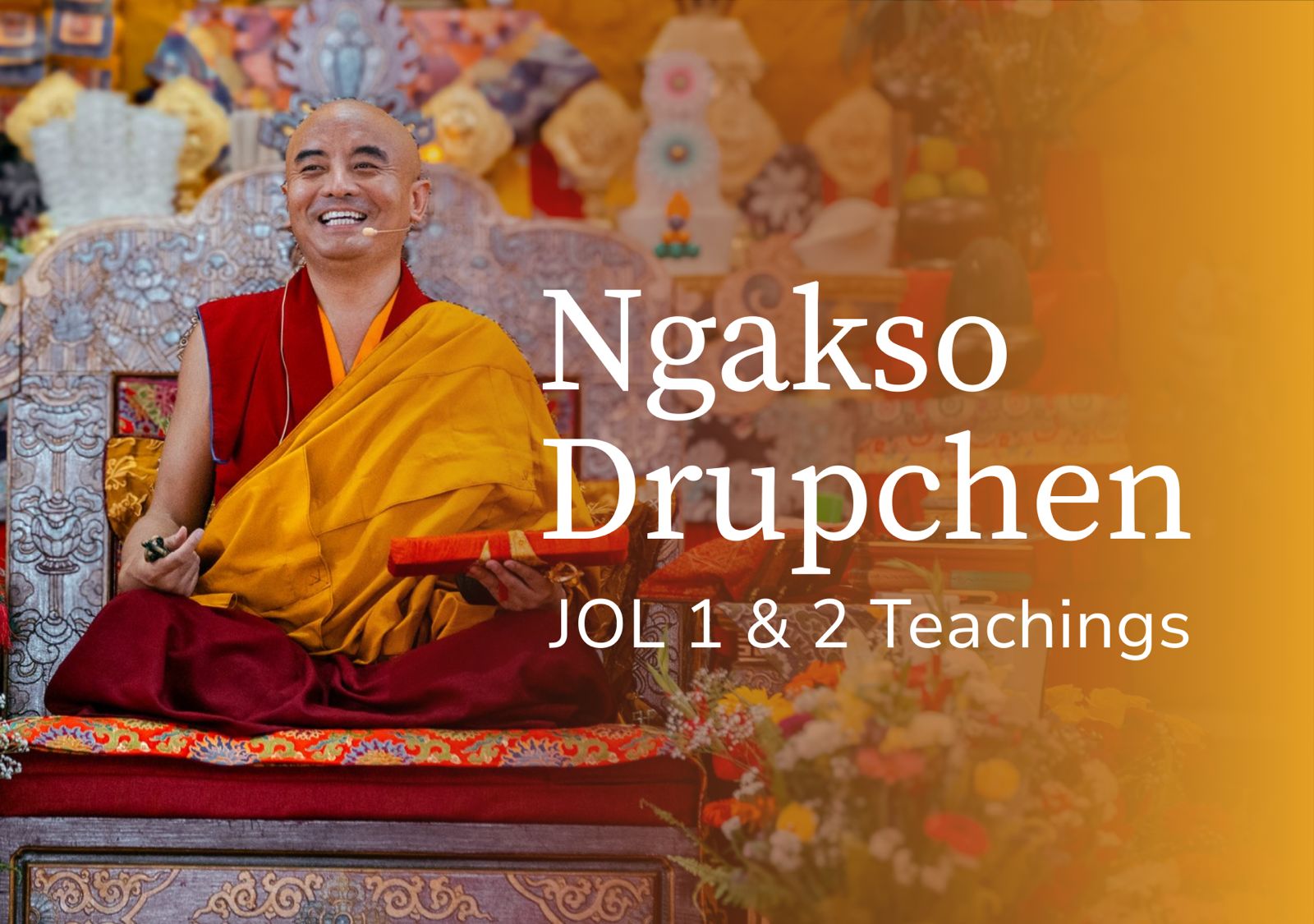 Joy of Living Levels 1 & 2 Teaching at Tergar Oselling Monastery, Nepal