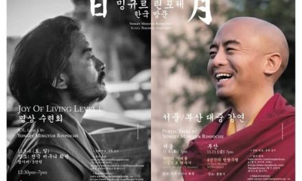 Yongey Mingyur Rinpoche Korea Teaching Tour 2016