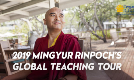 Mingyur Rinpoche Global Teaching schedule 2019