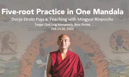“Dorje Drolo Puja” and “Teaching of How to integrate meditation in daily life”