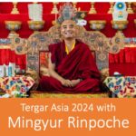 Save the date!<br>Tergar Asia events in 2024 with Mingyur Rinpoche
